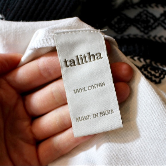 Talitha Moroccan-embroidery cotton-canvas tunic - Picture 6 of 6